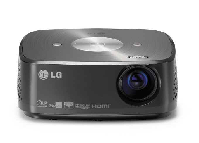 Front view of LG LED projector model HW300T