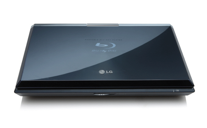 The LG Network Blu-ray Disc Player model BP650 when closed.