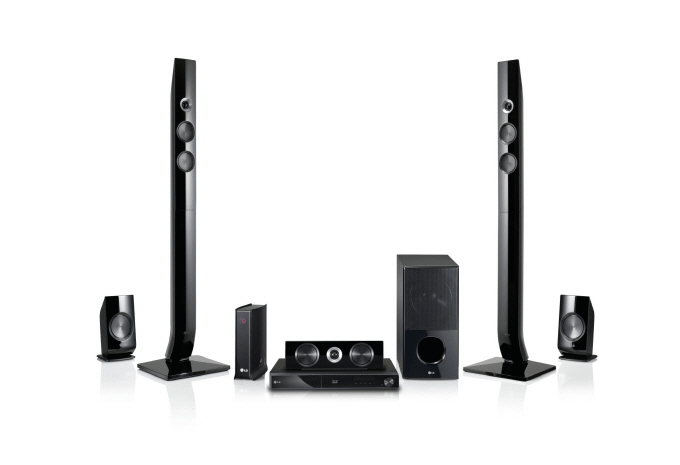 LG’s flagship Full HD 1080p 3D-enabled Network Blu-ray Home Theater System model LHB976.