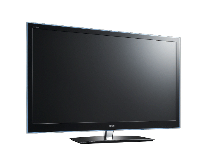 A front view of the LG CINEMA 3D TV model LW6500.