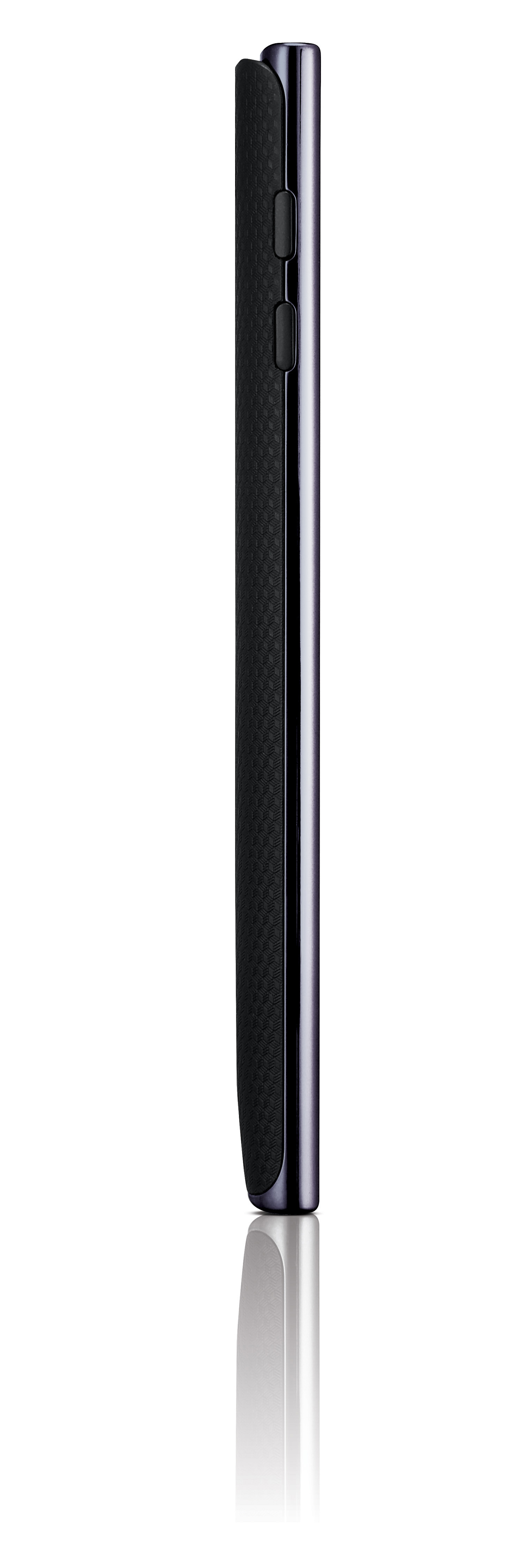 Side view of the LG OPTIMUS L5 smartphone