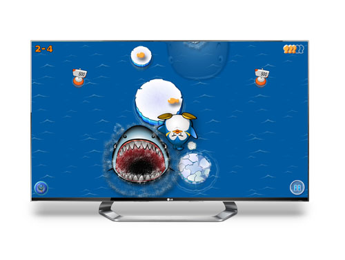 LG’s 3D-enabled game app for LG CINEMA 3D Smart TV.