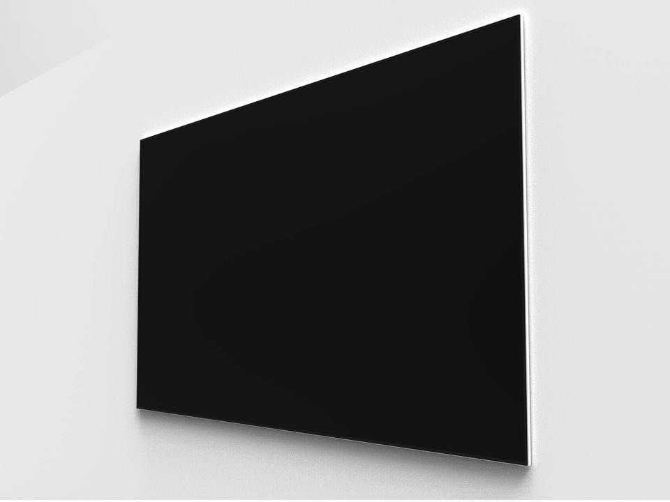 100-inch projection screen