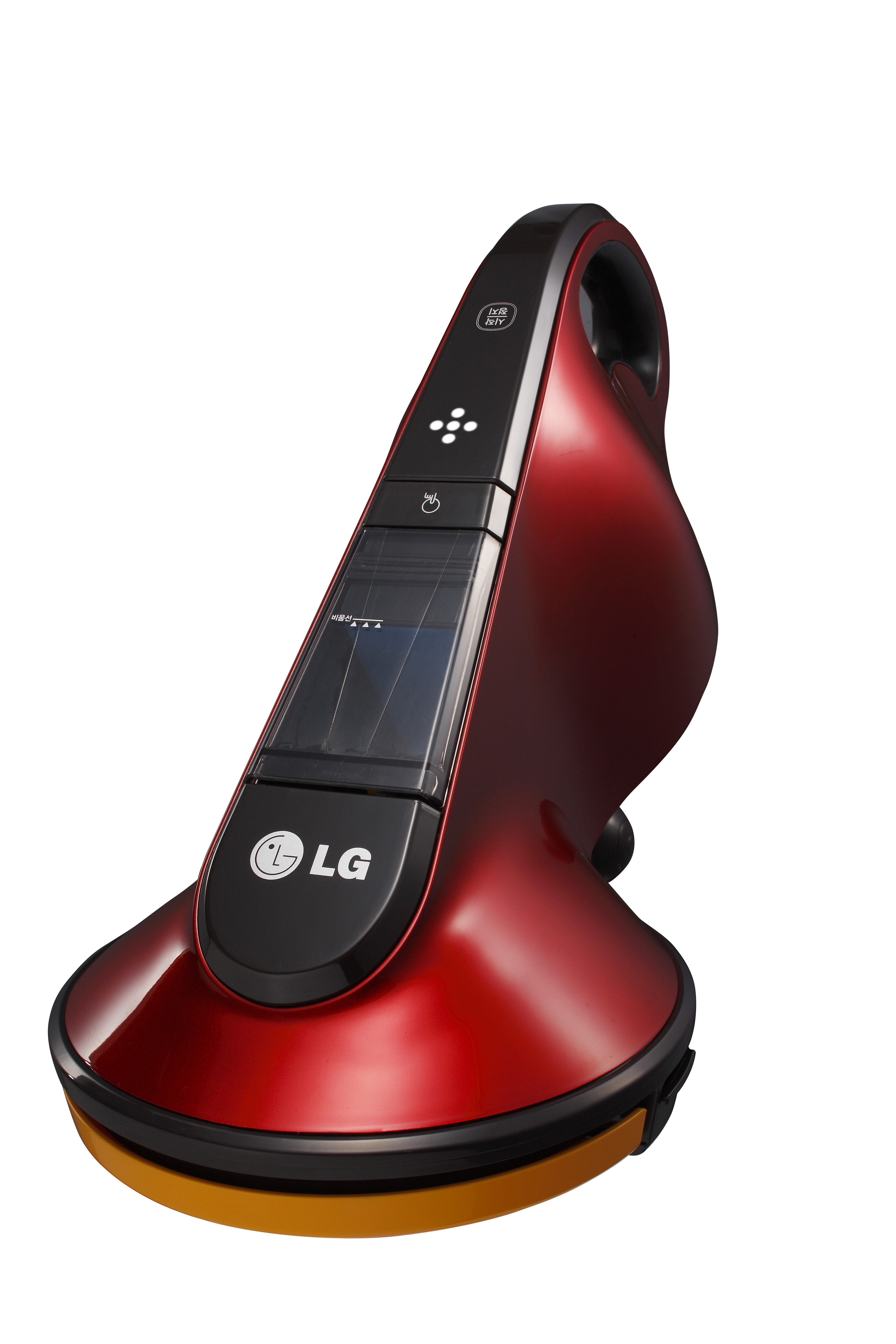 Front view of the main body part of LG's CordZero Bedding Vacuum Cleaner