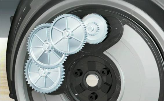 A look inside the LG KOMBRESSOR FOLLOW ME™ and its Active Following Wheel Technology that enables its effortless, smooth mobility