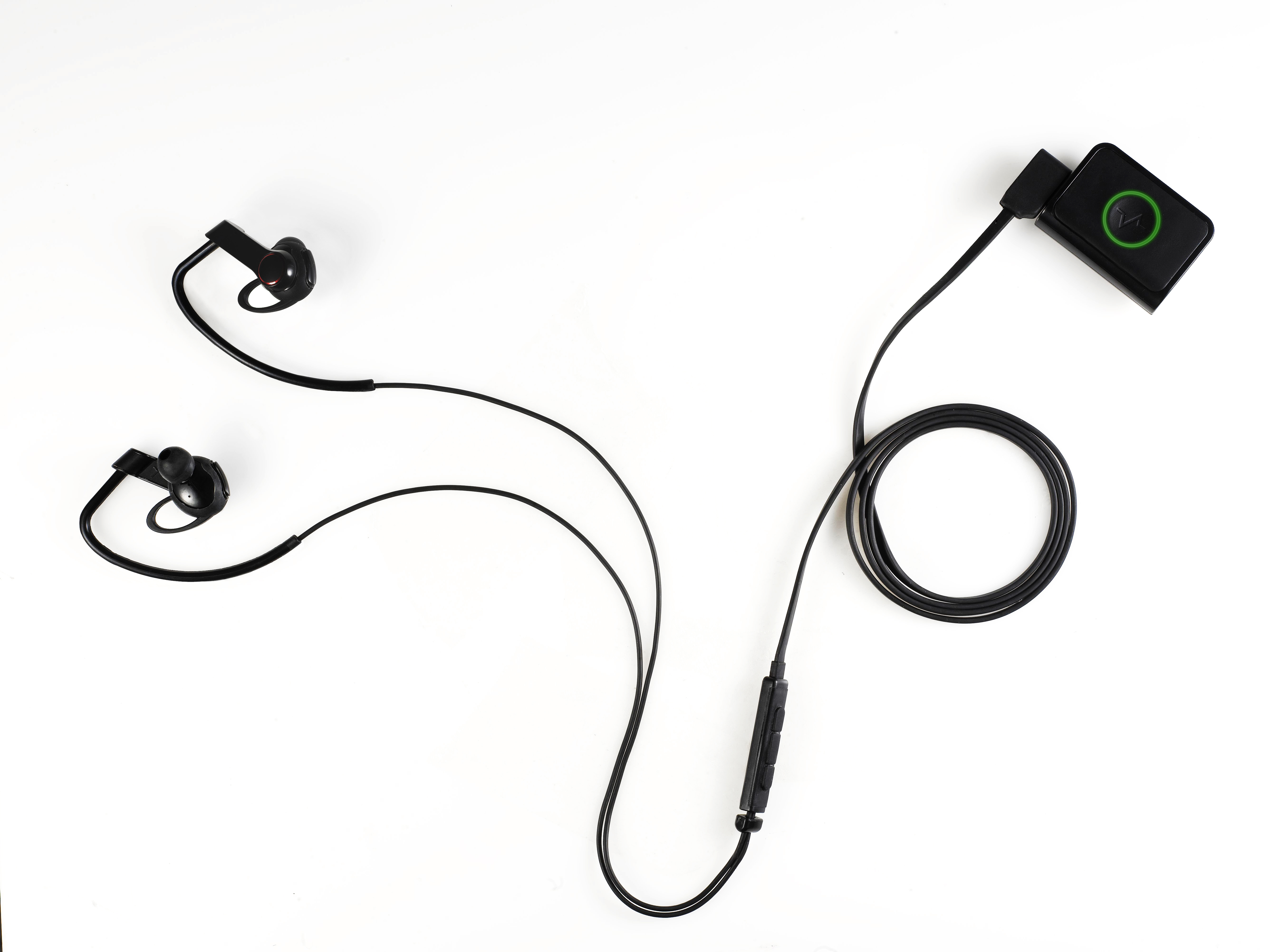 Above view of LG’s Heart Rate Earphones