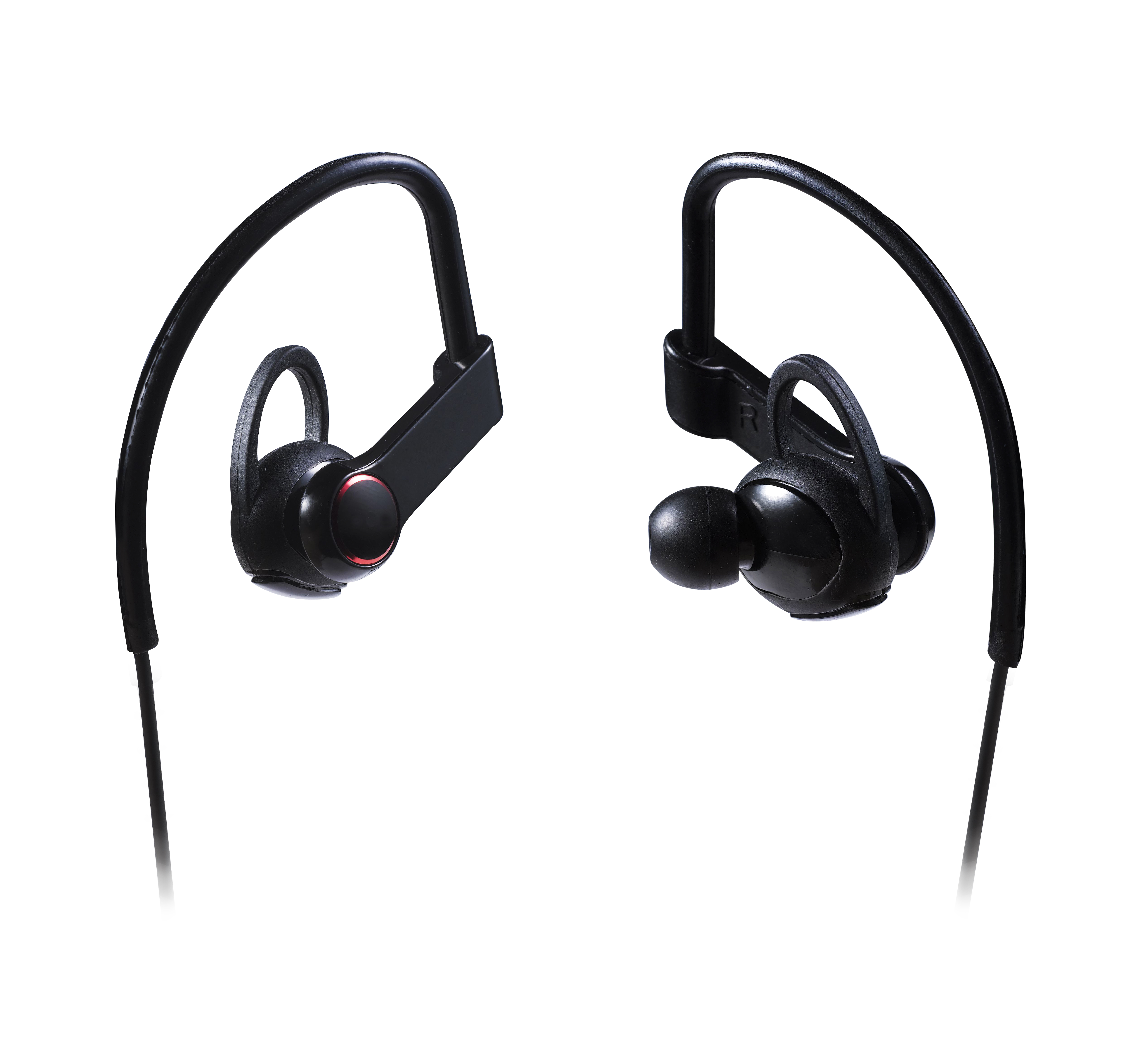 A close up of the LG Heart Rate Earphones’ earpieces