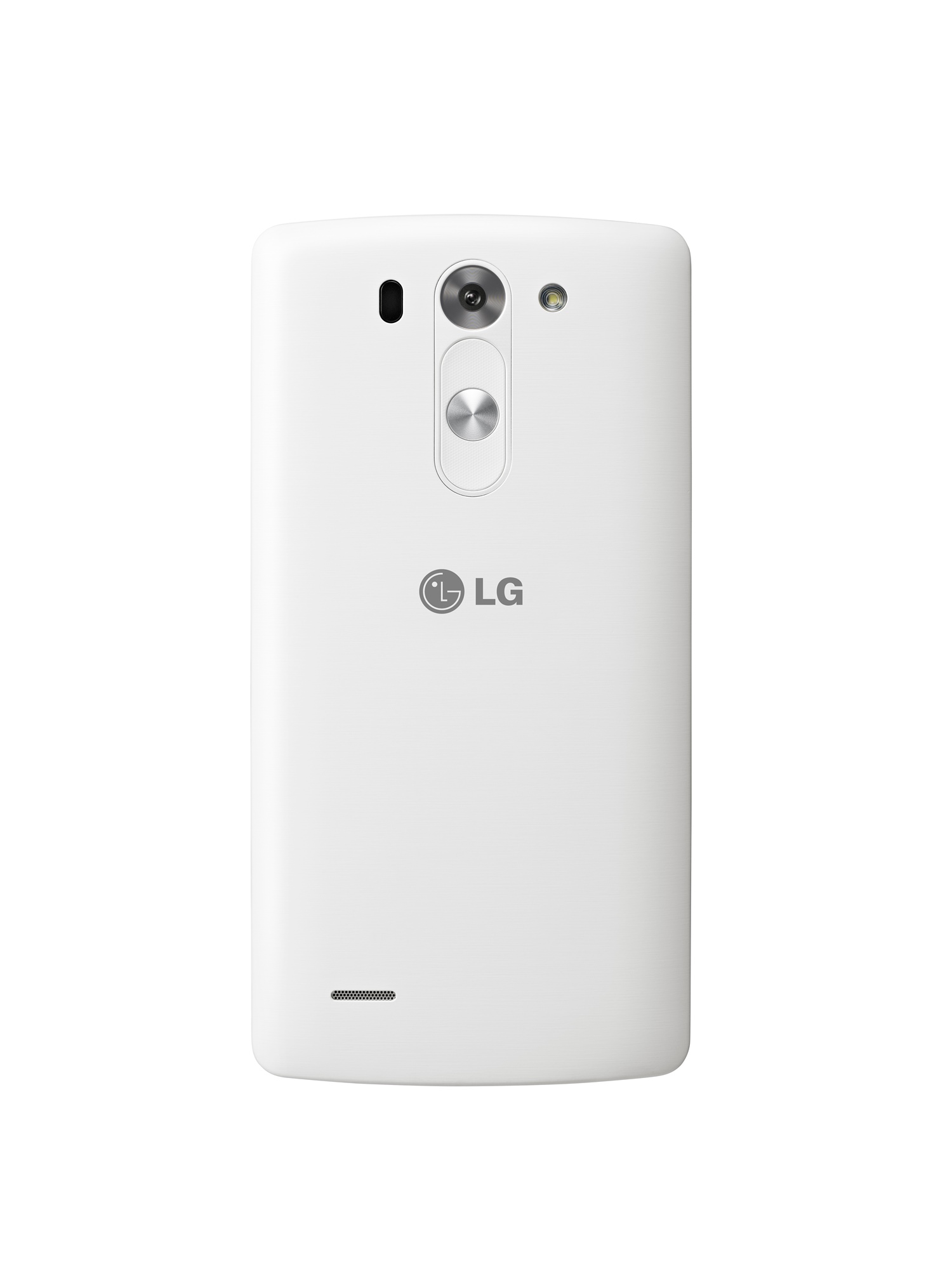 A back view of a LG G3 Beat.