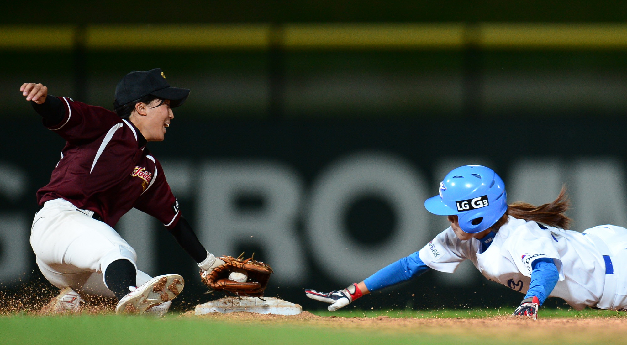 Players compete for the championship.