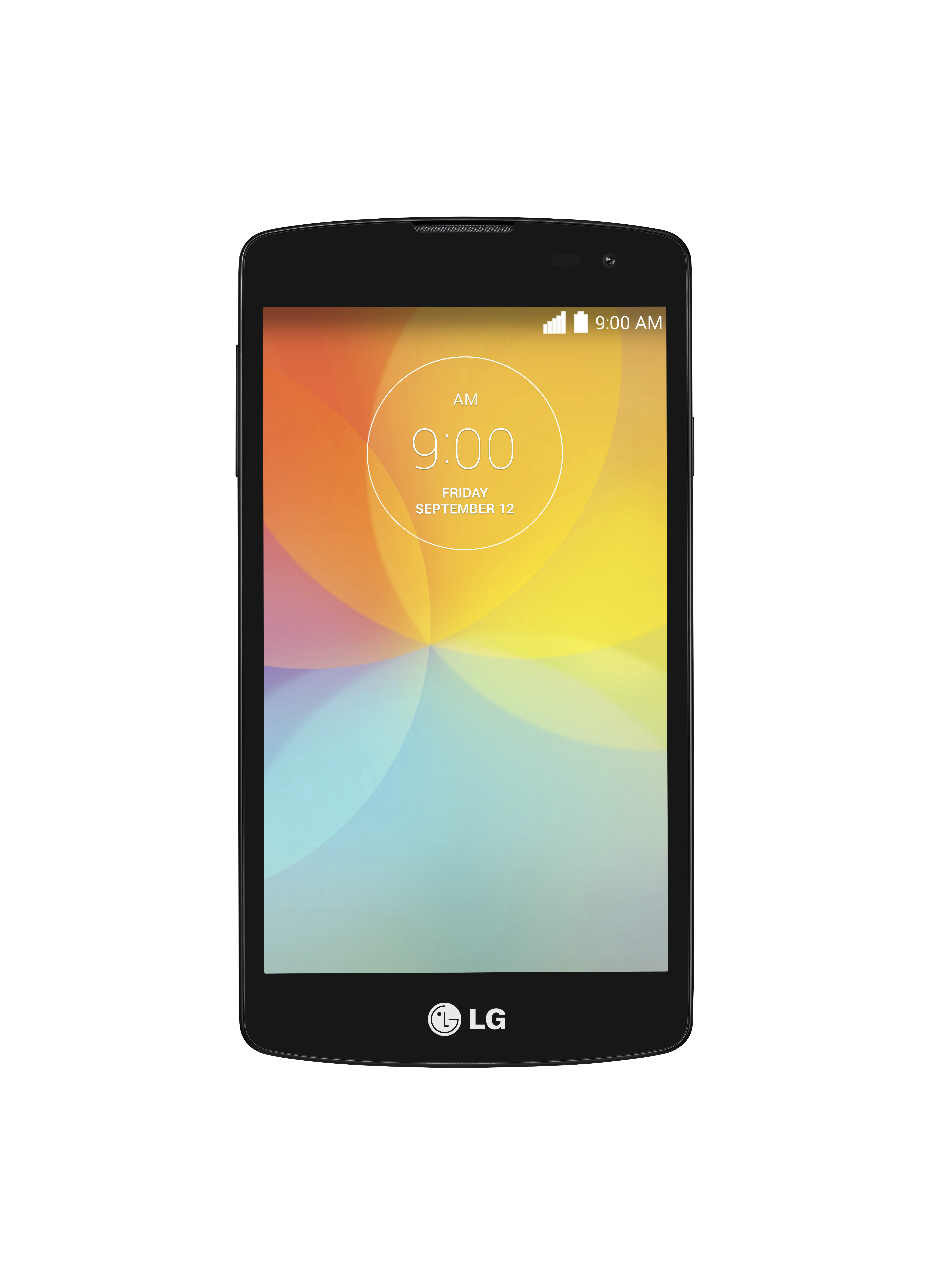A front view of LG F60.