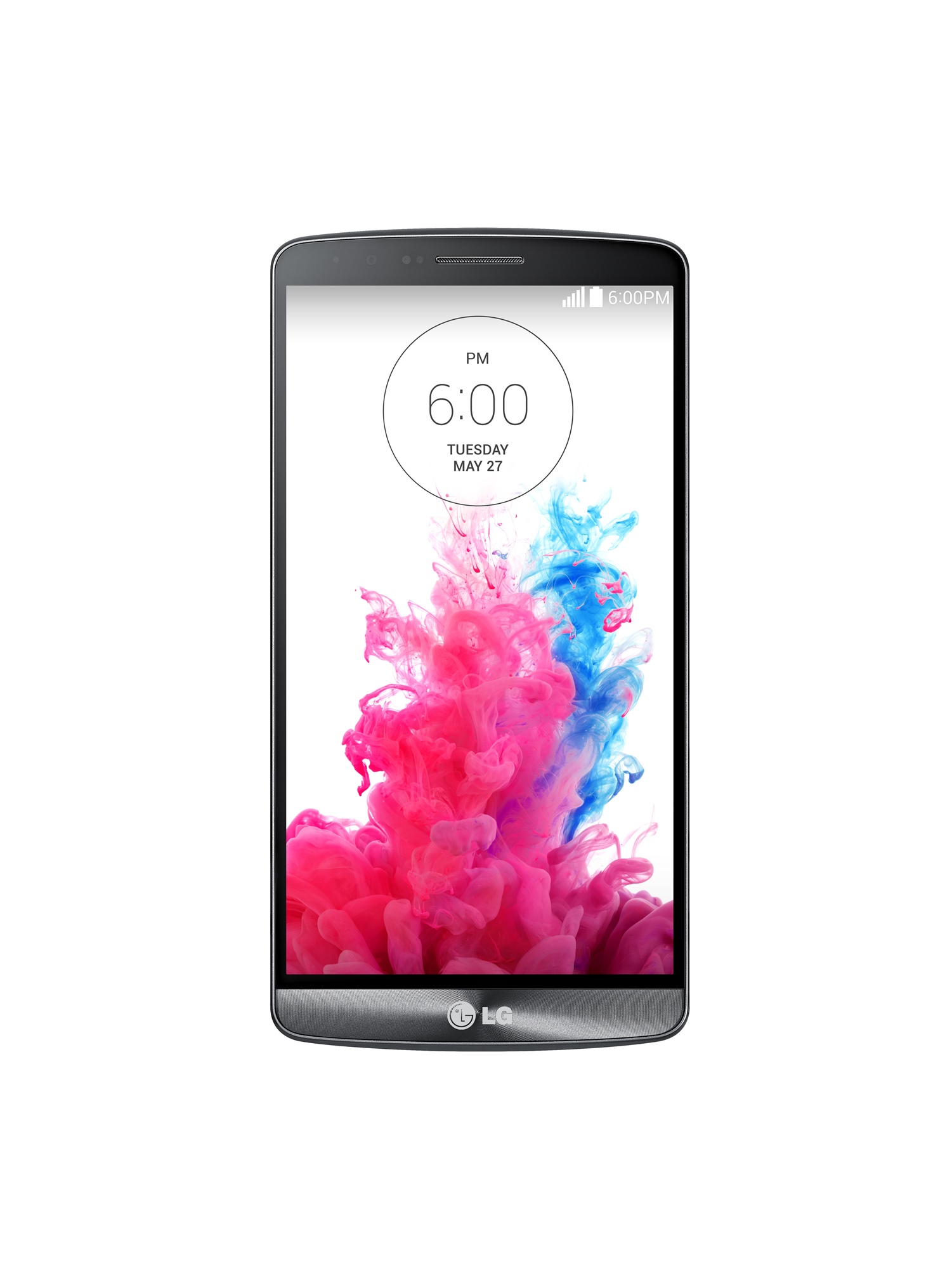 A front view of LG G3.
