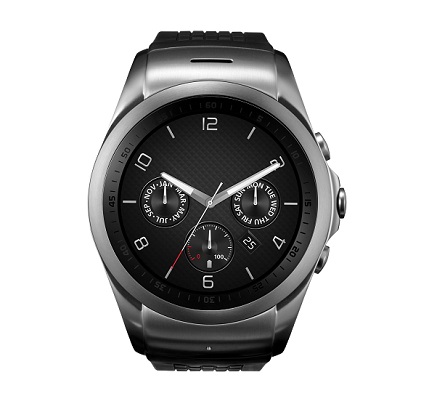 Front view of LG Watch Urban LTE in silver