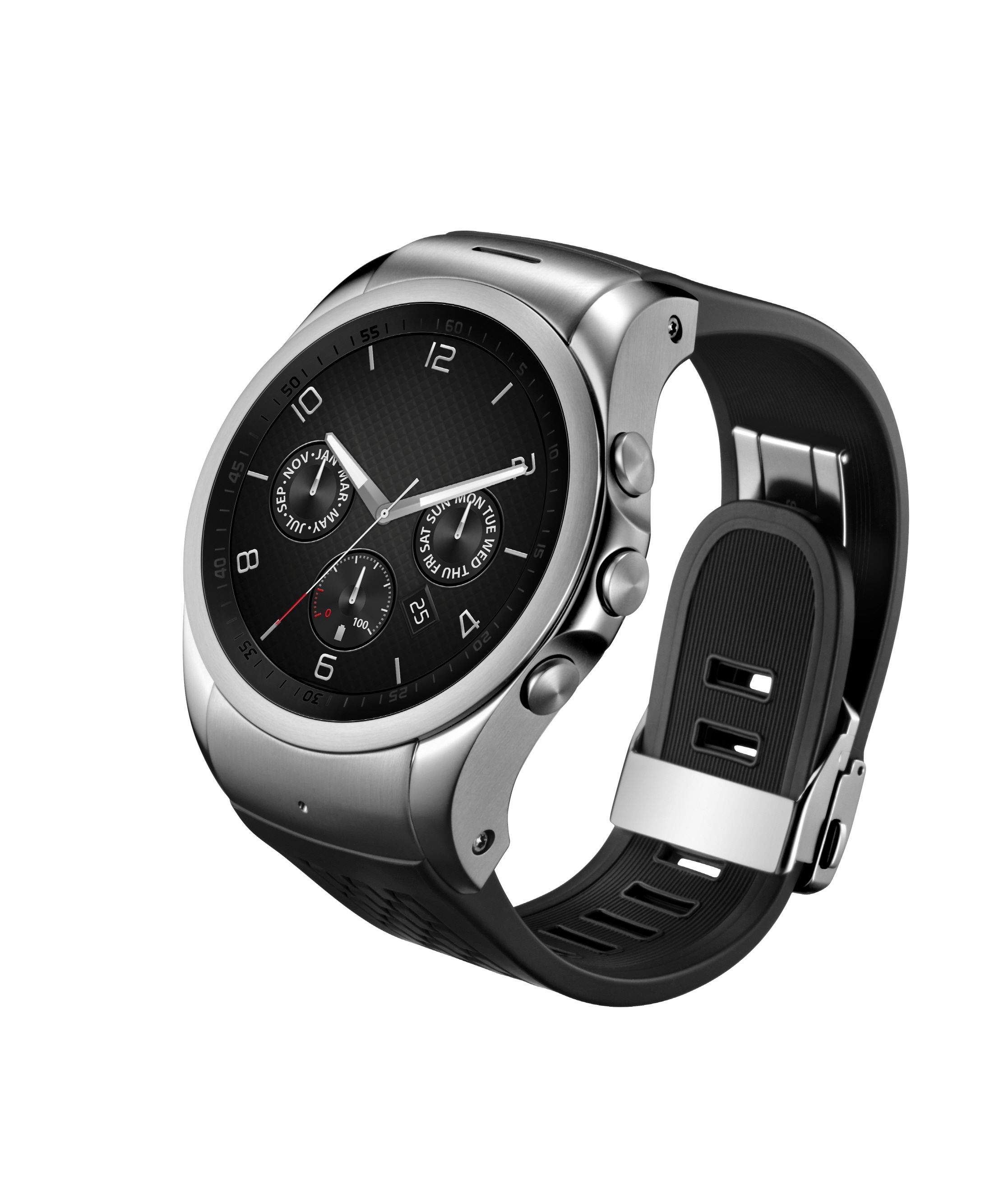 A side view of LG Watch Urbane LTE.