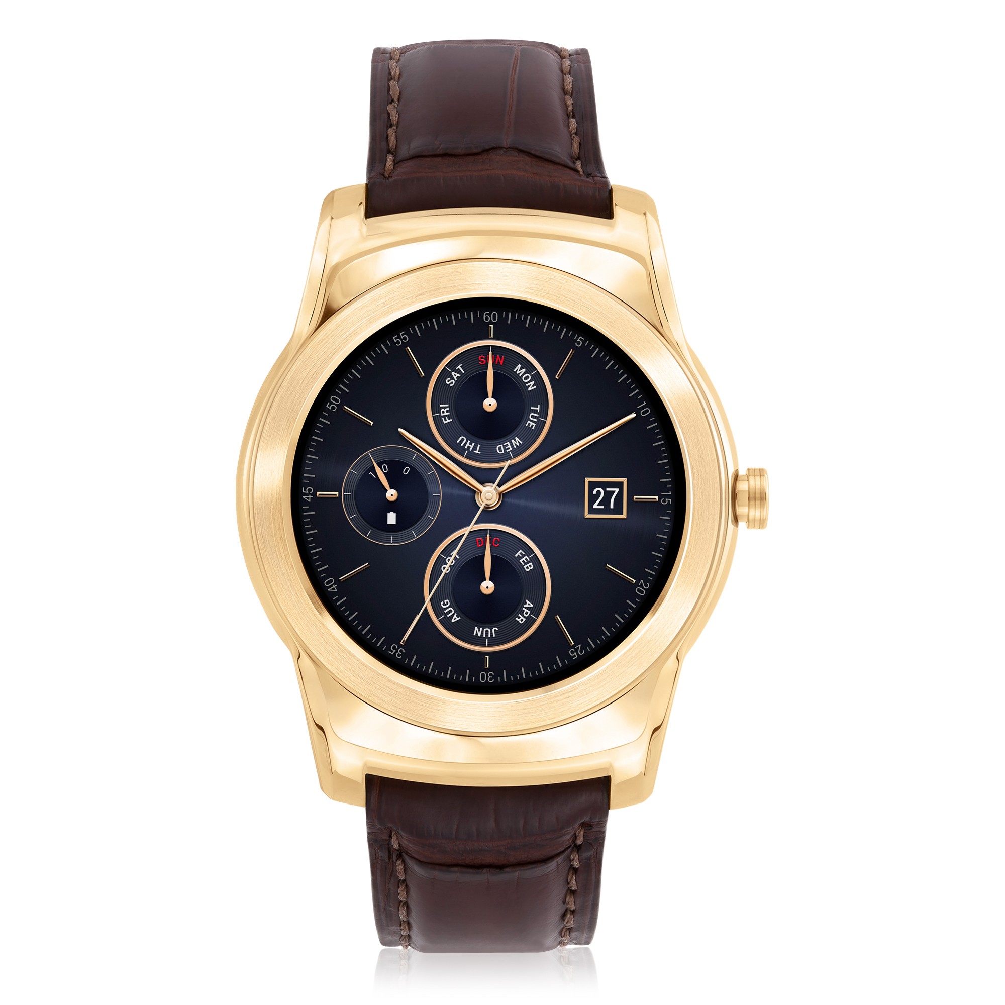 Front view of the LG Watch Urbane Luxe