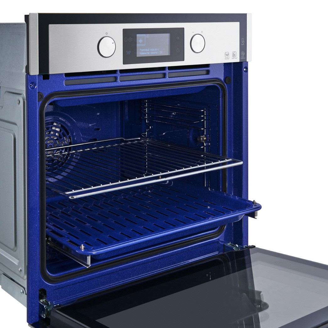 LG Studio oven with door opened