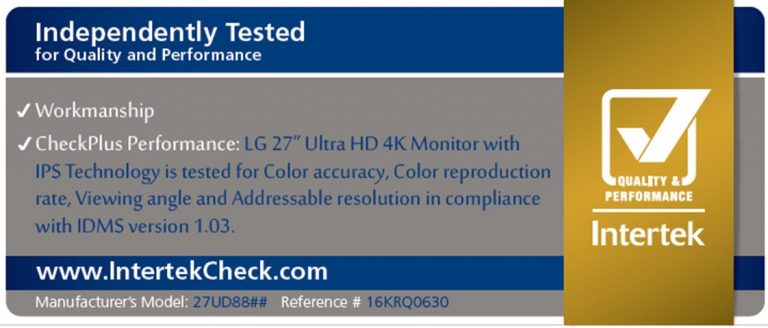 Intertek Quality Performance Mark