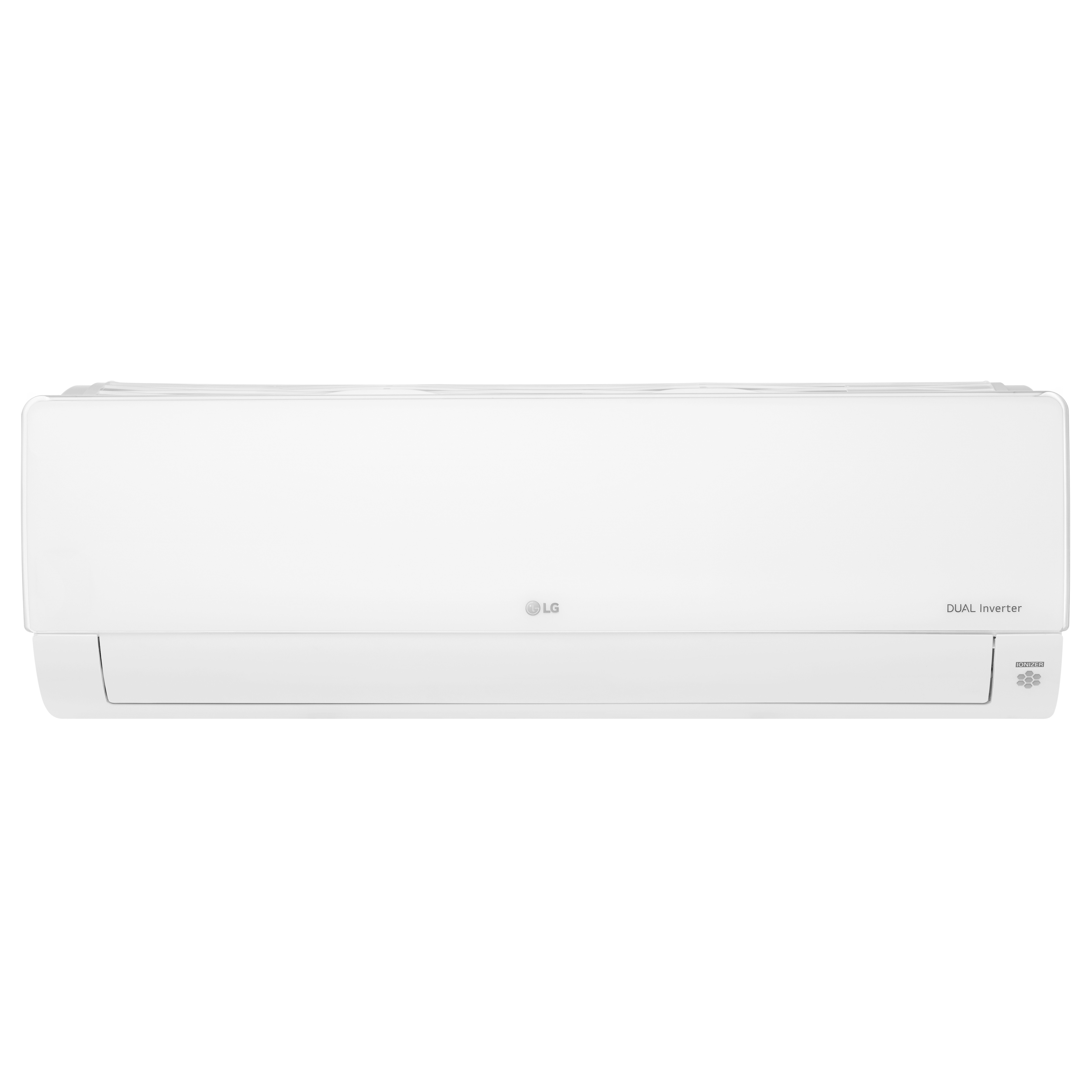 Front view of LG DUALCOOL air conditioner
