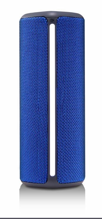 LG Bluetooth speaker model PH4 in blue