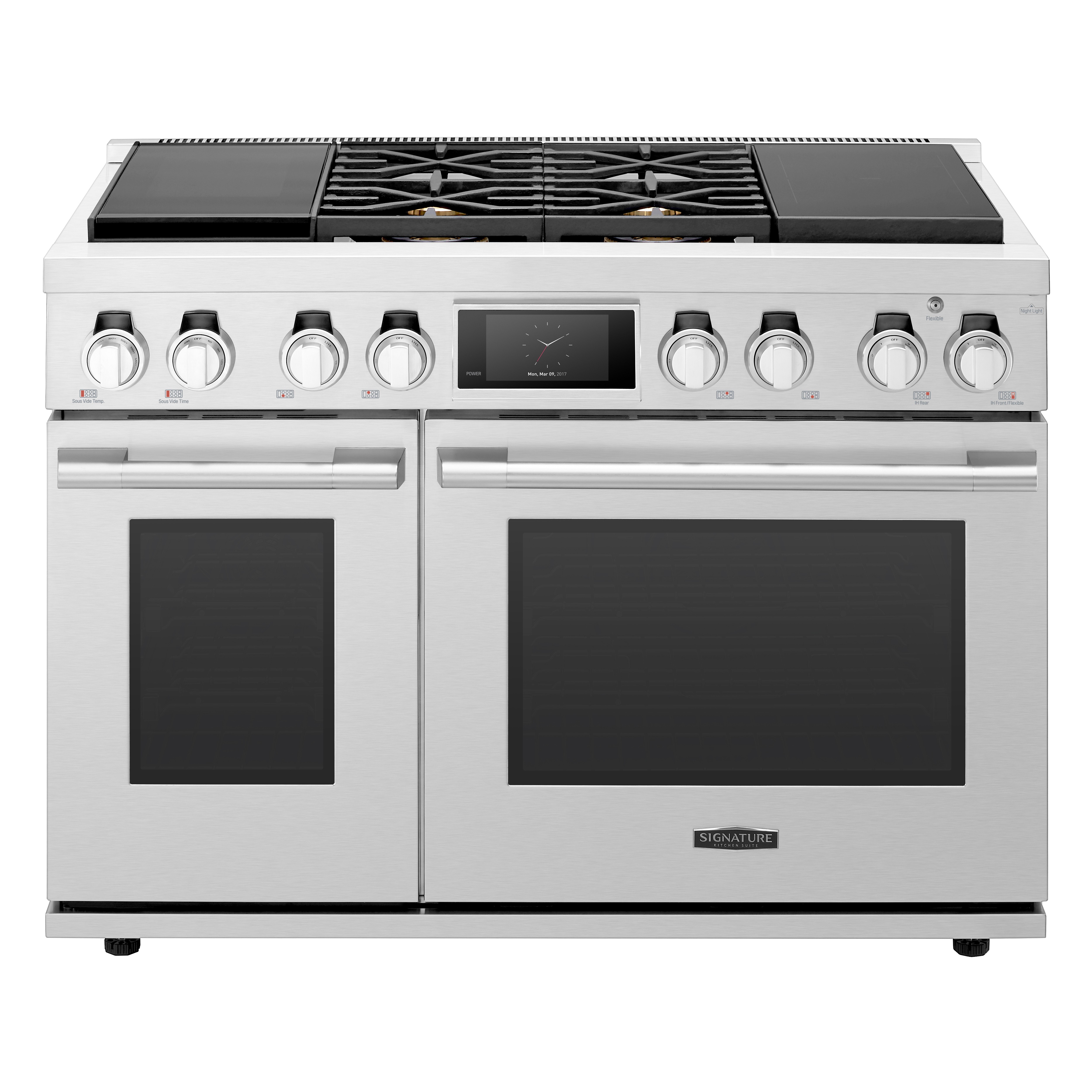 A front view of the SIGNATURE KITCHEN SUITE Pro range.