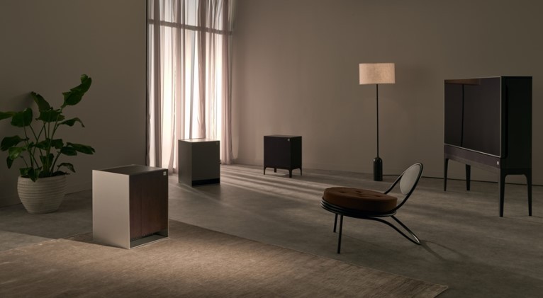 All the products in LG Objet lineup including LG Objet Air Purifier, LG Objet Refrigerator, LG Objet Speaker System and LG Objet TV