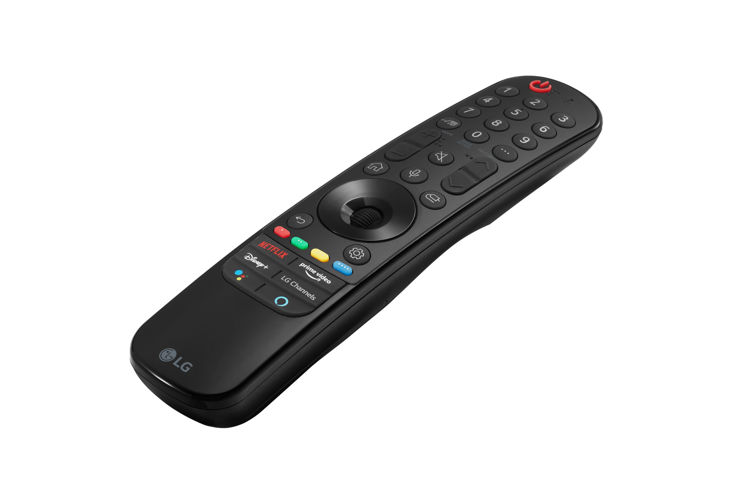The LG webOS 6.0-paired Magic Remote for the North American market